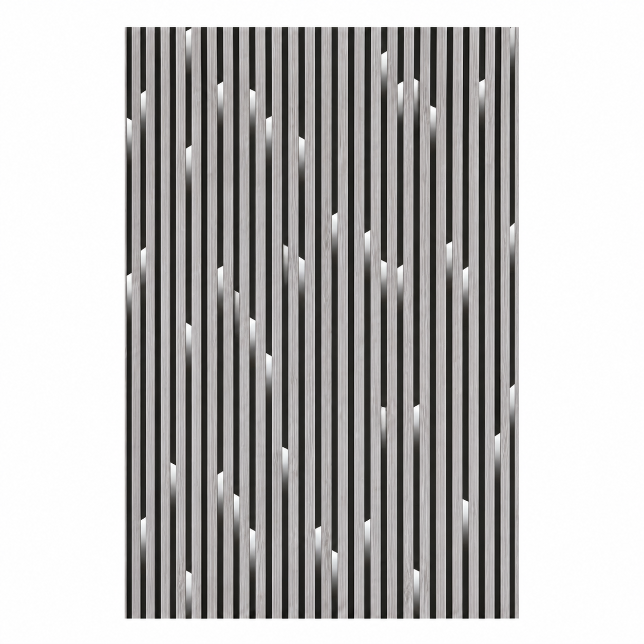 Декоративно самозалепващо фолио – White Ash Light Slats, светъл ясен със светлинен ефект (120×300 см)