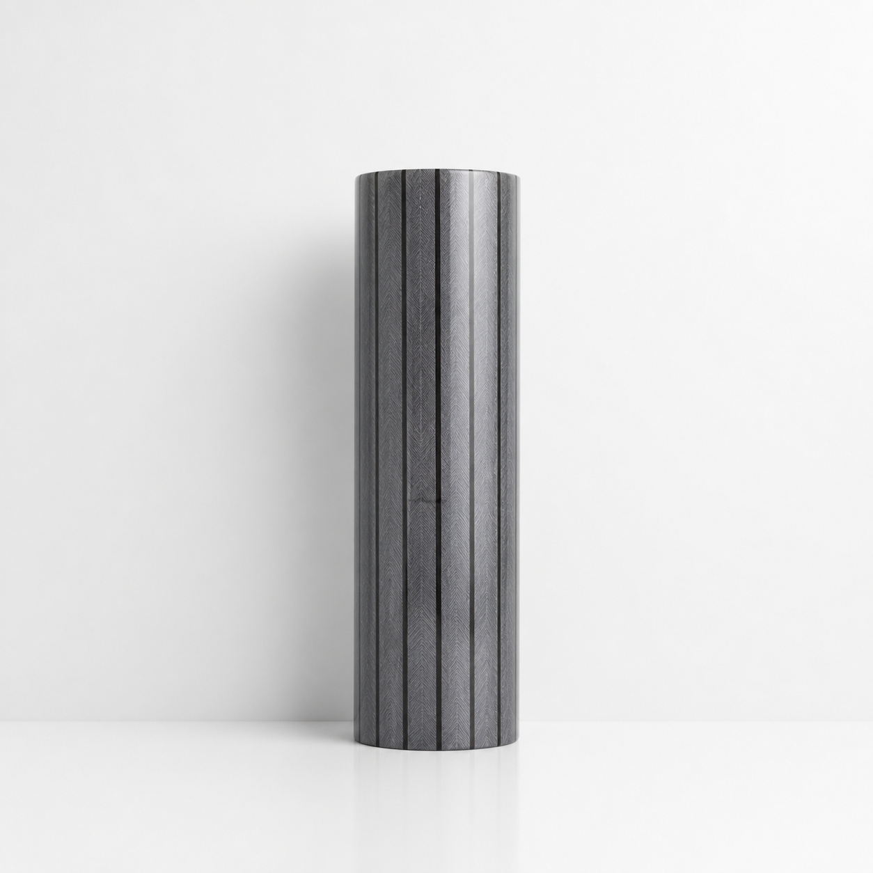 Декоративно самозалепващо фолио – Graphite Wood Slats, графитено дърво с ламелен ефект (120×300 см)