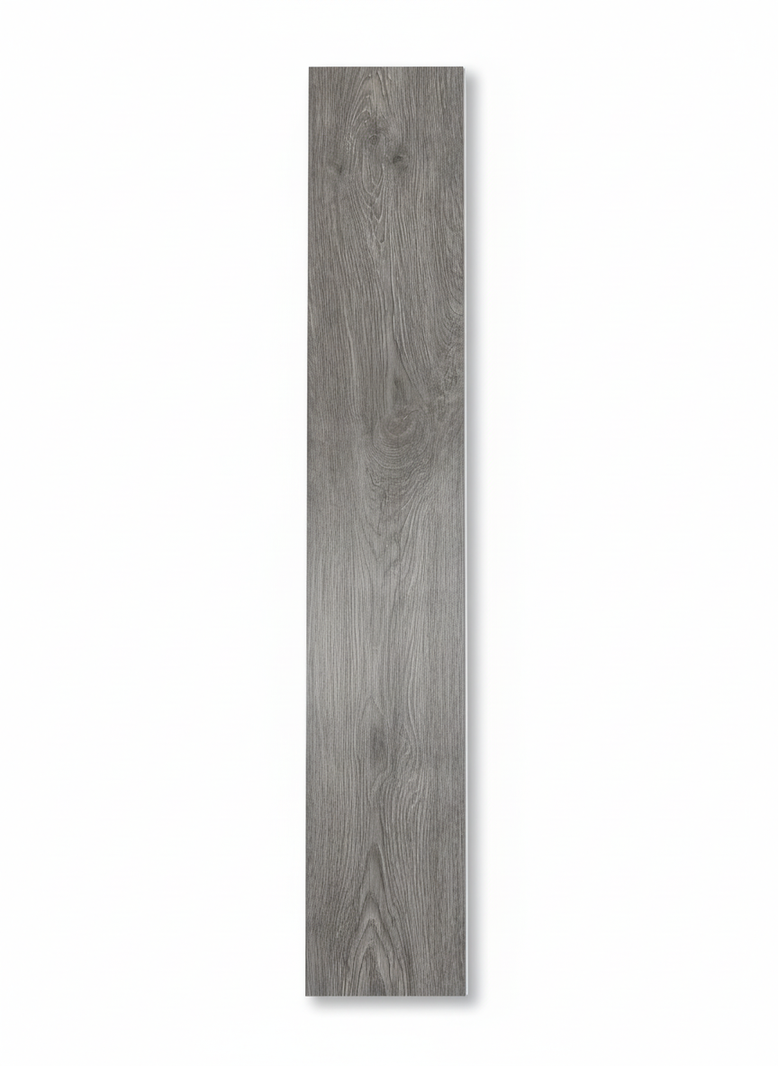 PVC подов самозалепващ панел Dark Grey Oak 91x5 см