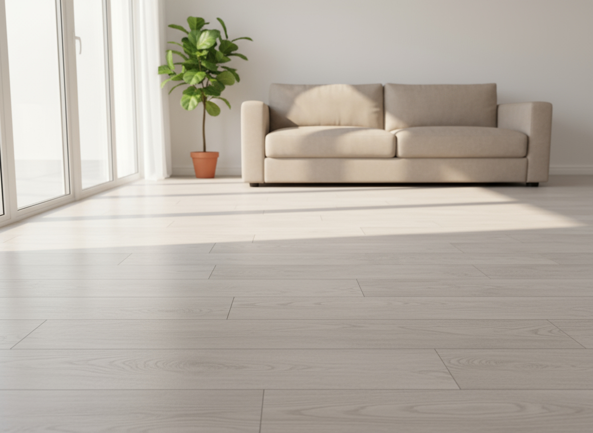 PVC подов самозалепващ панел Light Oak 91x5 см